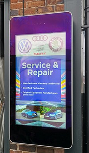 Wall-Mounted Outdoor Touch Screen Kiosk, with Wall Mount Touch Screen Monitor Wall-Mounted Outdoor Touch Screen Kiosk, with Wall Mount Touch Screen Monitor