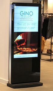 Freestanding Outdoor Dual Touch Screen, Stainless Steel Touch Screen Monitor