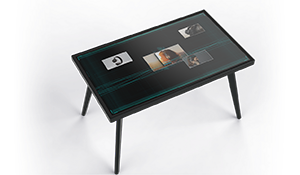 Interactive Touch Table with Built-in PC Touch Screen Monitor