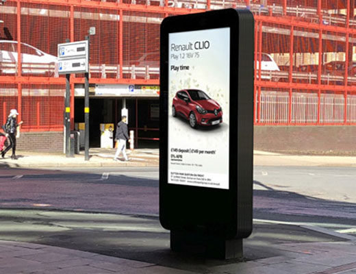Totem Kiosk 43" Freestanding