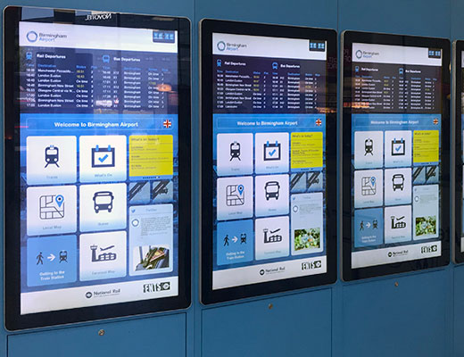 Totem Kiosk 43" Wall-Mounted